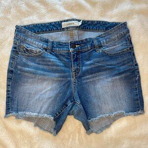 Torrid Size 14 Cut Off Jean Shorts